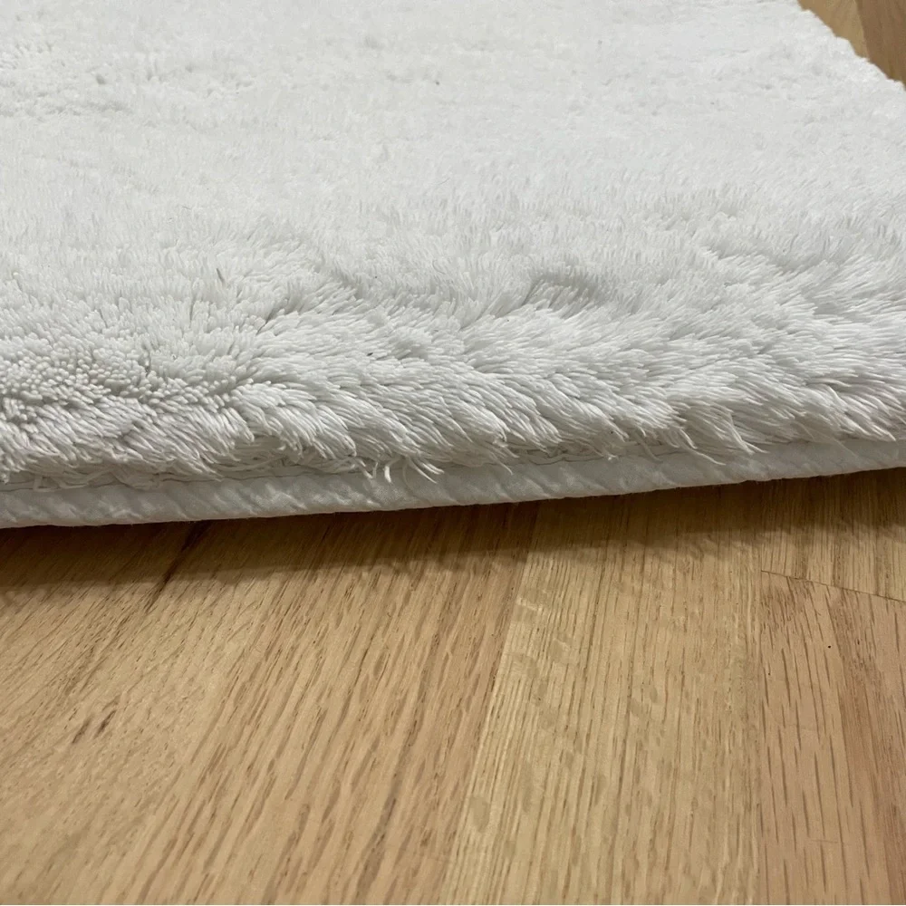 Hudson Park Collection beath Mats with Super Soft Insert Cotton